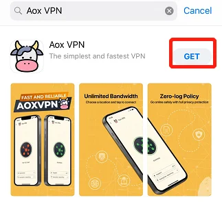 AoxVPN Free Download from Apple App Store for iPhone & iPad!