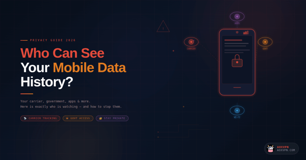 Who can see you mobile history